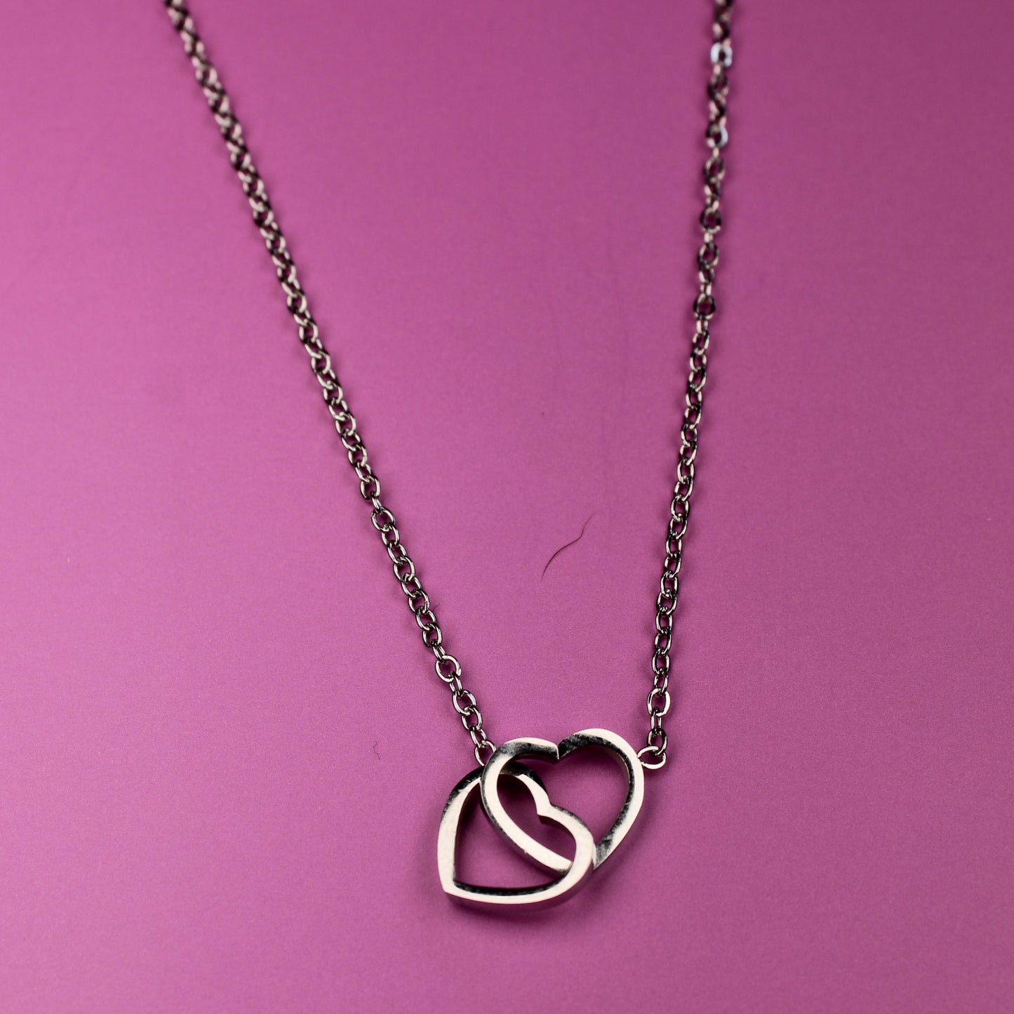 Stainless Steel Love Heart Pendant Necklace | Elegant Minimalist Design – 18K Gold Plated, Perfect Gift for Her