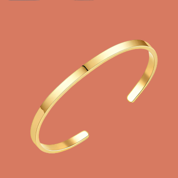 Womens Adjustable Stainless Steel Cuff Bracelet Multiple Color Options Gift Idea