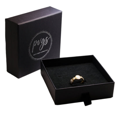 Trendy Gold-Plated Stainless Ring – Everyday Wear Essential – 18K Gold Plated, Perfect Gift for Her