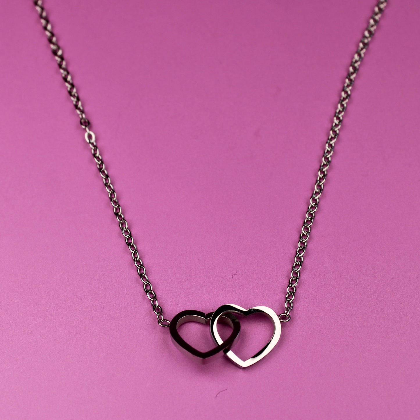 Stainless Steel Love Heart Pendant Necklace | Elegant Minimalist Design – 18K Gold Plated, Perfect Gift for Her