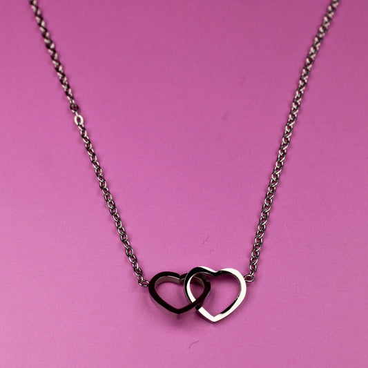 Stainless Steel Love Heart Pendant Necklace | Elegant Minimalist Design – 18K Gold Plated, Perfect Gift for Her