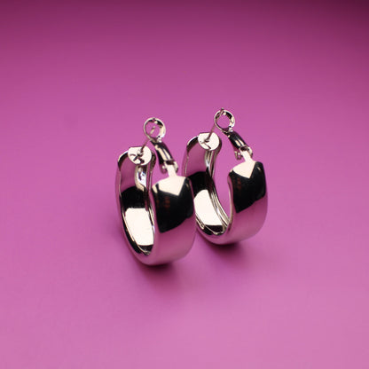 Elegant Hoop Dangle Earrings – S925 Sterling Silver for Women – 18K Gold Plated, Perfect Gift for Her