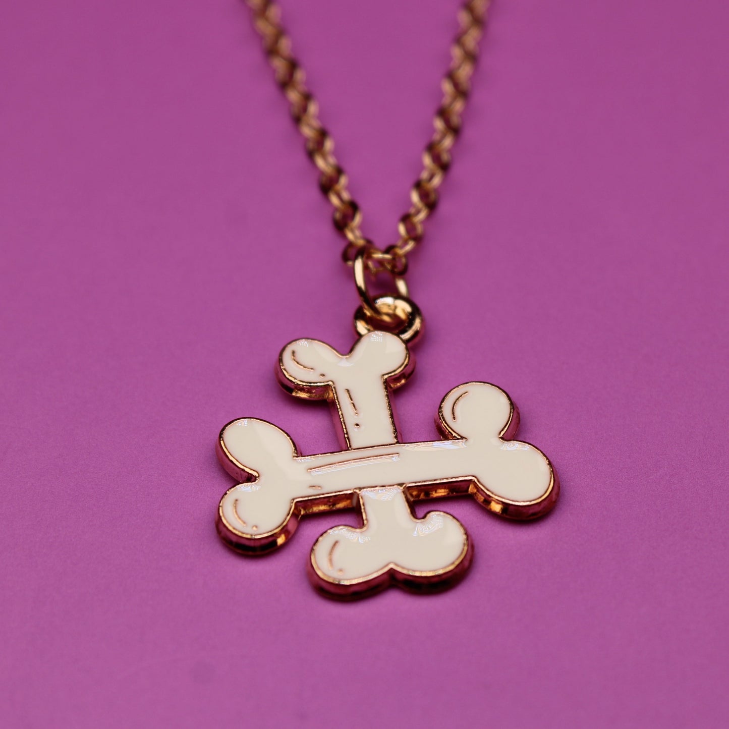 Crossbones Necklace – Spooky Halloween Gift Jewellery