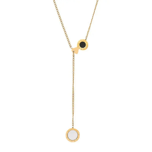 18K Gold Plated Pendant Necklace – Sleek & Minimalist